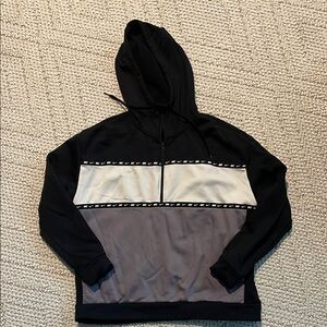 Nike Black and Gray Hoodie